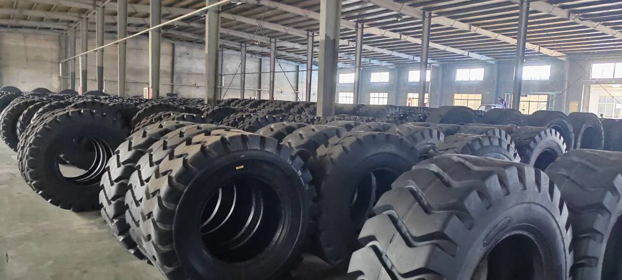 OTR tyres in the JABIL warehouse