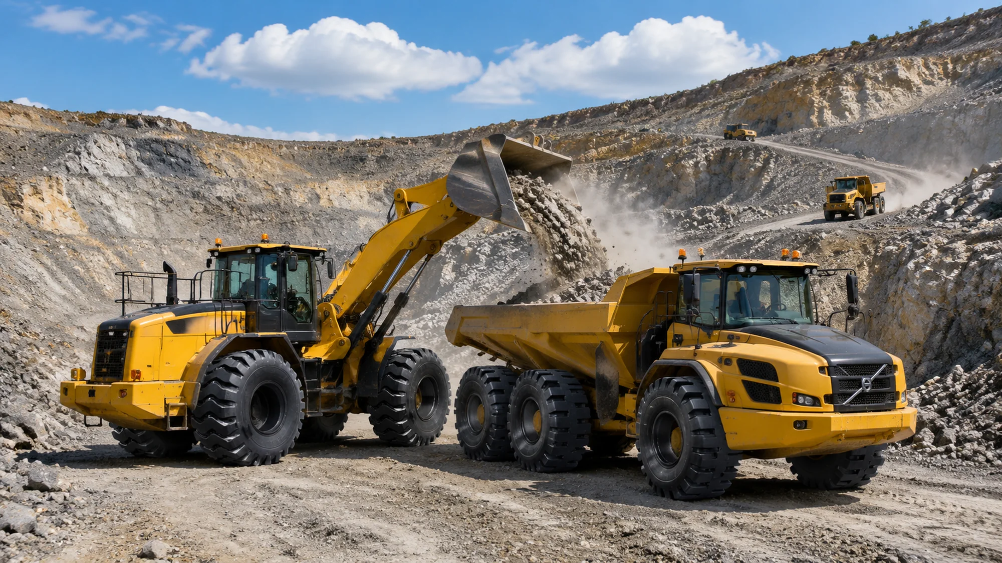 Quarry OTR tyre operating environment
